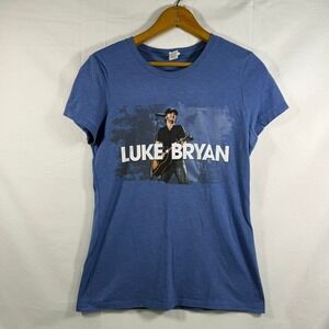 Luke Bryan Tour 2019 Women's Size Small District Perfect Tri‎ Graphic T-Shirt